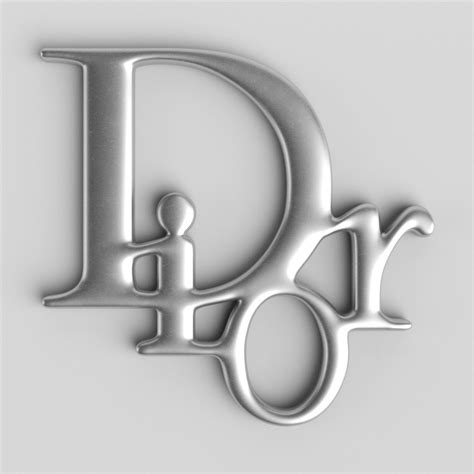 dior metal logo|dior logo image.